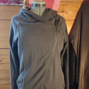 Balance Collection Asymmetrical Zip Hoodie